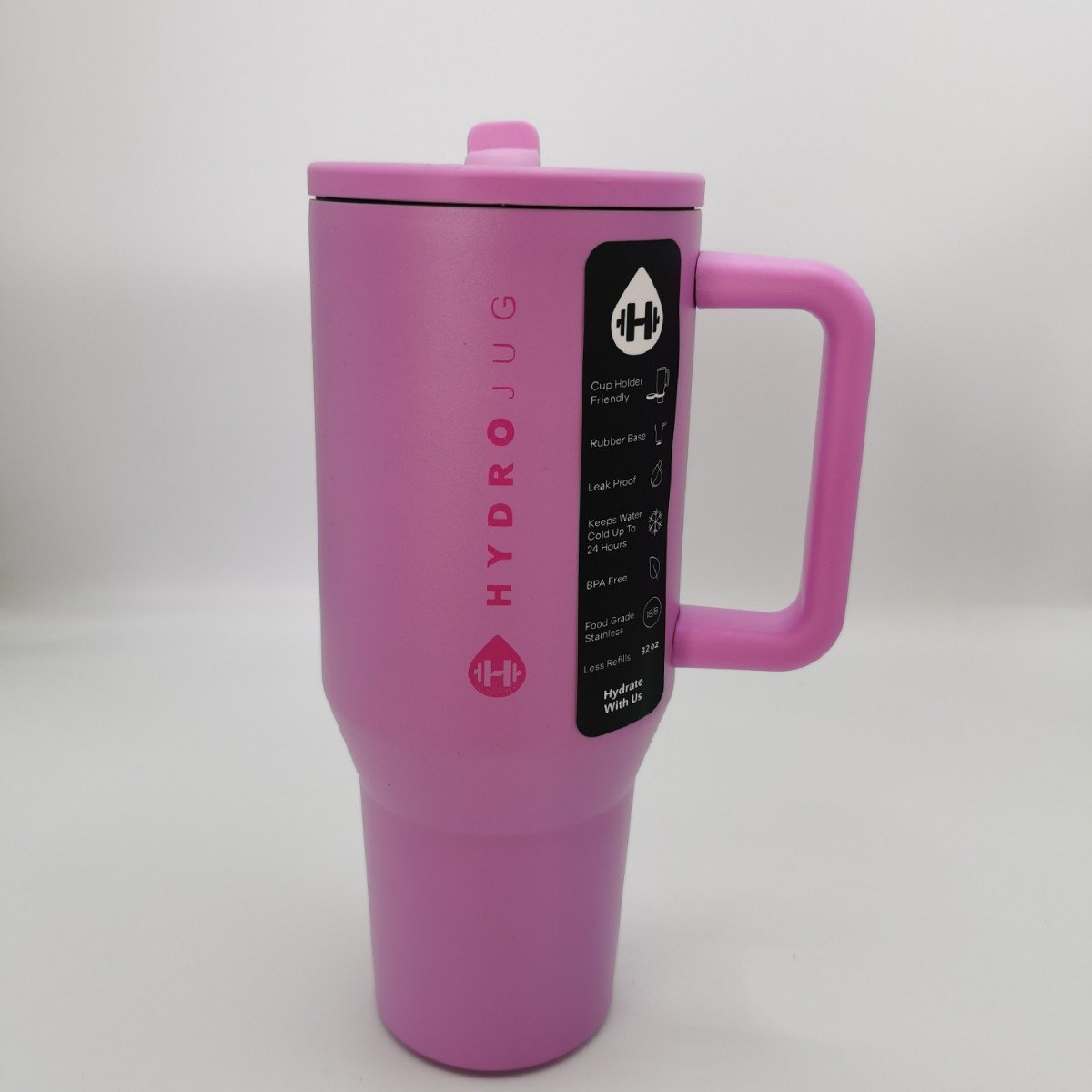 HydroJug Traveler | Leak-Proof Insulated Tumbler with Flip Straw & Cup Holder Fit Flasks Lid Drinkware (复制)