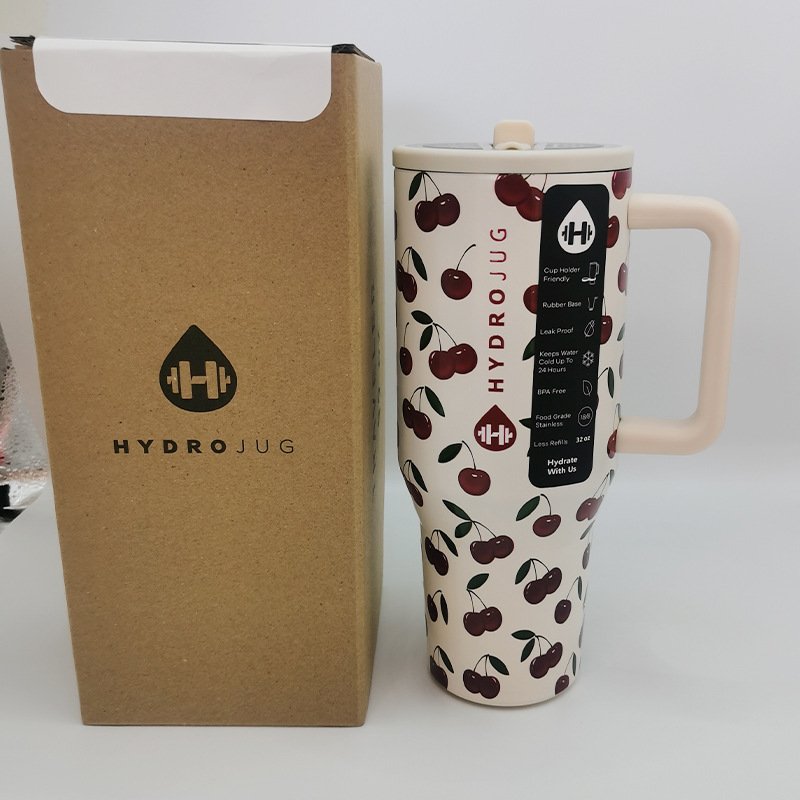 HydroJug Traveler | Leak-Proof Insulated Tumbler with Flip Straw & Cup Holder Fit Flasks Lid Drinkware (复制)