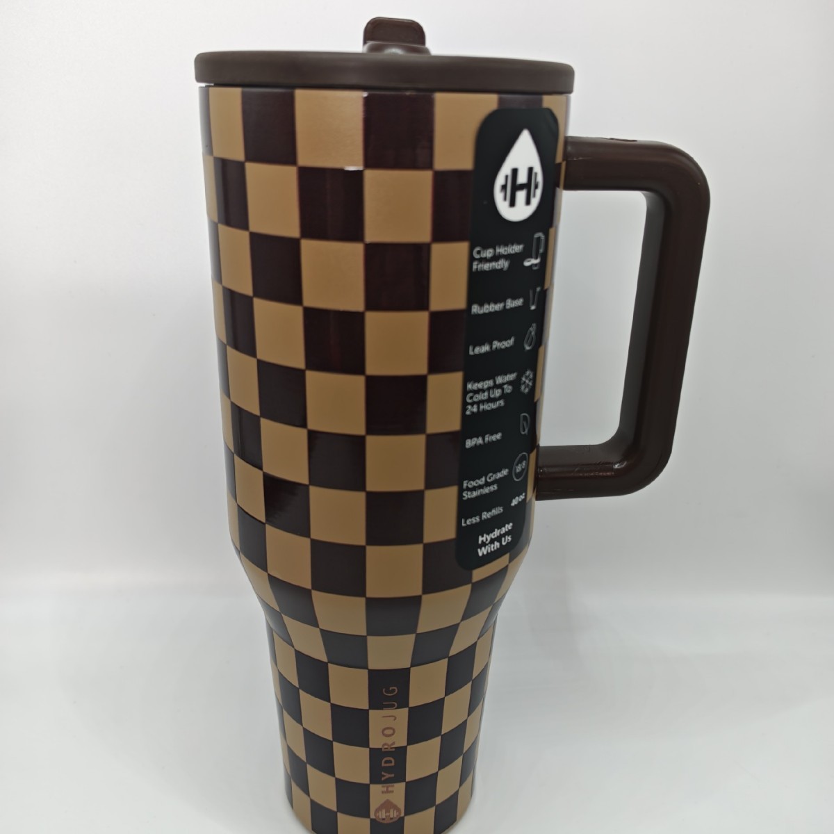 HydroJug Traveler | Leak-Proof Insulated Tumbler with Flip Straw & Cup Holder Fit Flasks Lid Drinkware (复制)