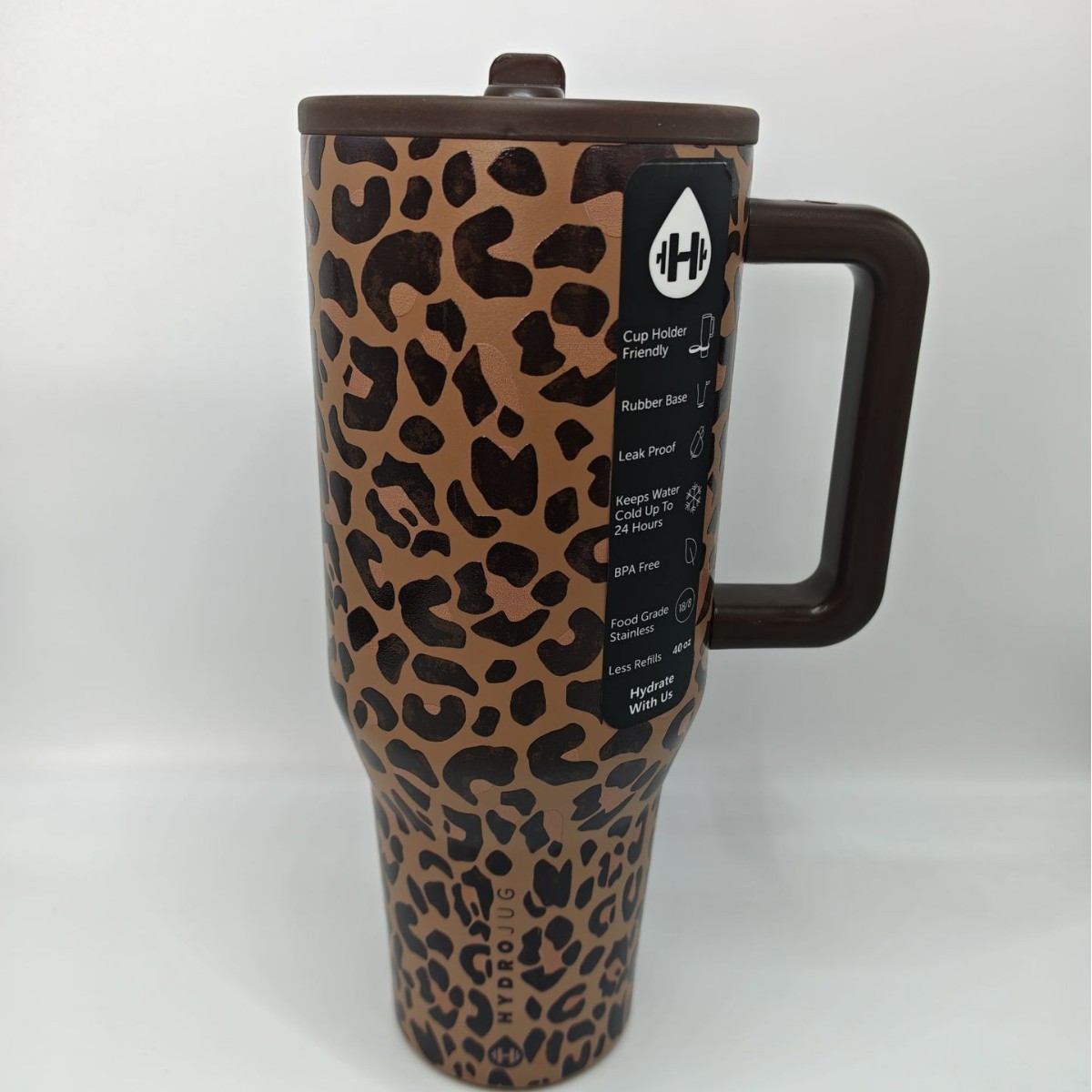 HydroJug Traveler | Leak-Proof Insulated Tumbler with Flip Straw & Cup Holder Fit Flasks Lid Drinkware (复制)