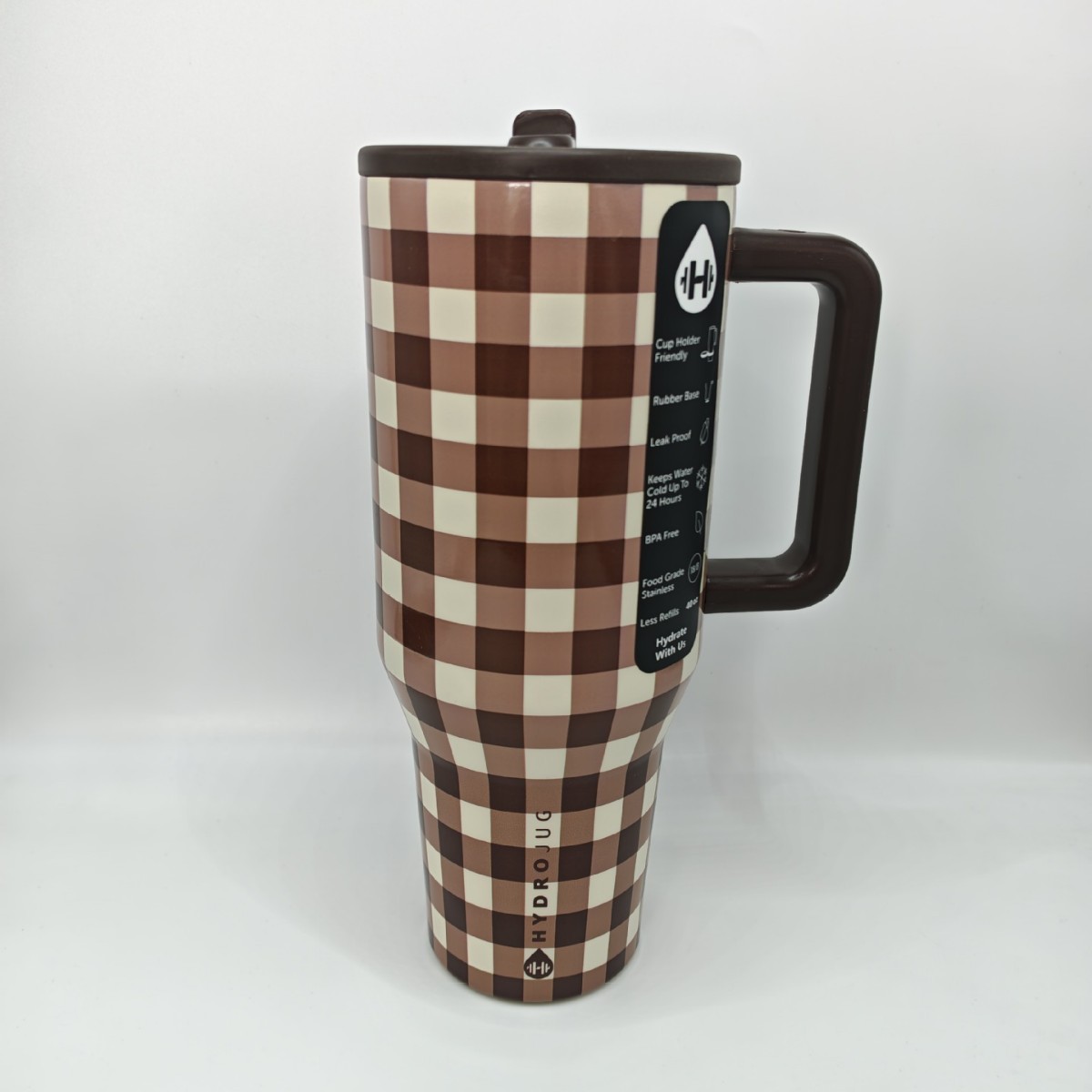 HydroJug Traveler | Leak-Proof Insulated Tumbler with Flip Straw & Cup Holder Fit Flasks Lid Drinkware (复制)