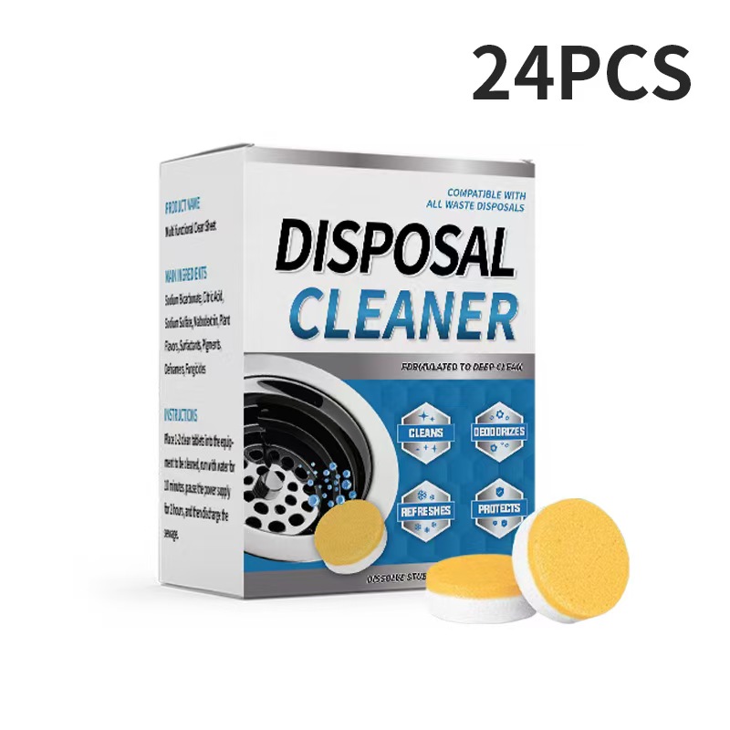 24PCS Disposal Cleaner - Garbage Disposal Cleaning Tablets
