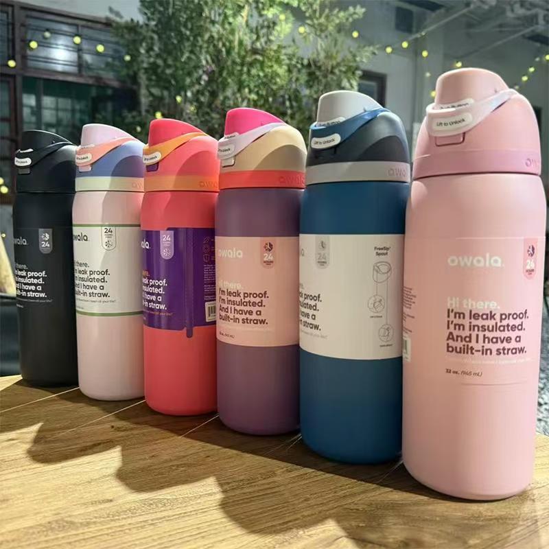 OWALA FreeSip 32oz Stainless Steel Water Bottle - Image 16