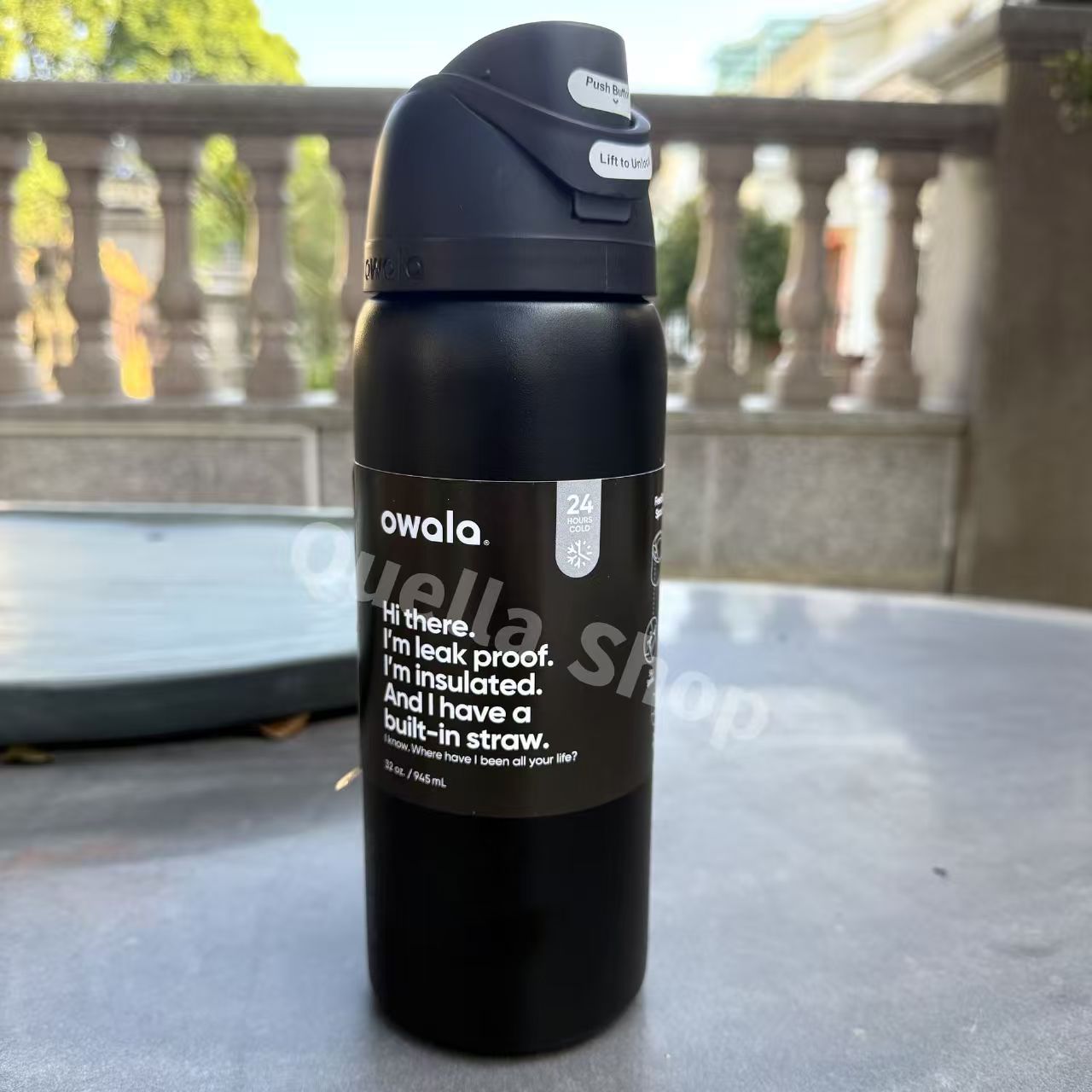 OWALA FreeSip 32oz Stainless Steel Water Bottle - Image 8