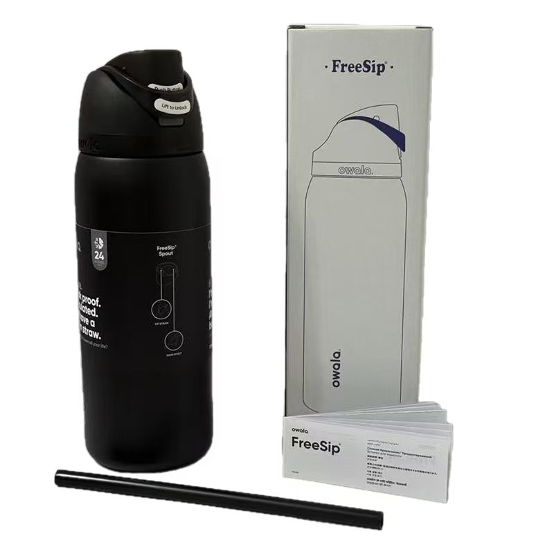 OWALA FreeSip 32oz Stainless Steel Water Bottle - Image 3
