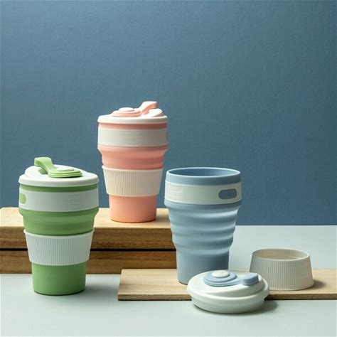 Silicone Leak-Proof Travel Cup with Flip Lock