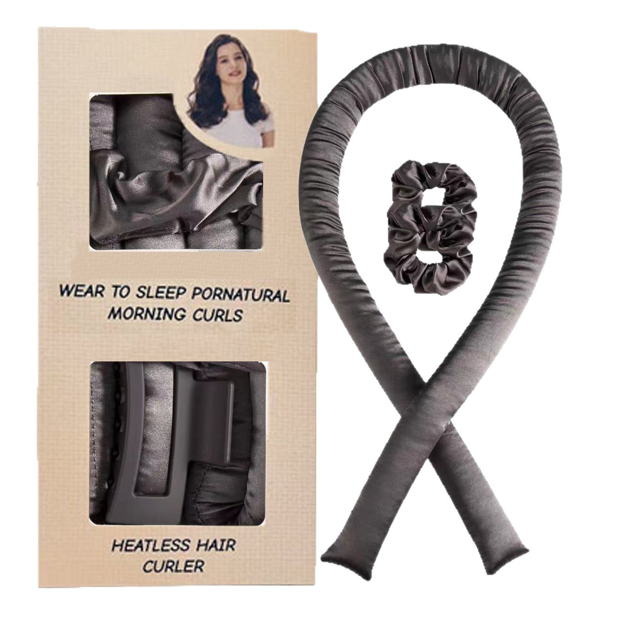 Heatless Satin Hair Curlers Set